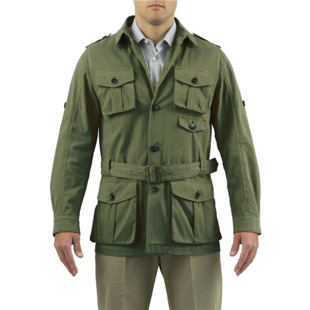Mens Beretta Serengeti Safari Jacket Green